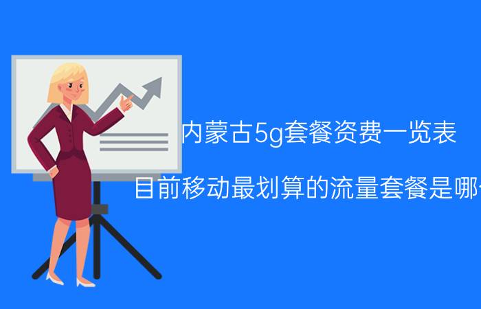 内蒙古5g套餐资费一览表 目前移动最划算的流量套餐是哪个？